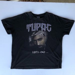 Tupac Black Shirt Medium